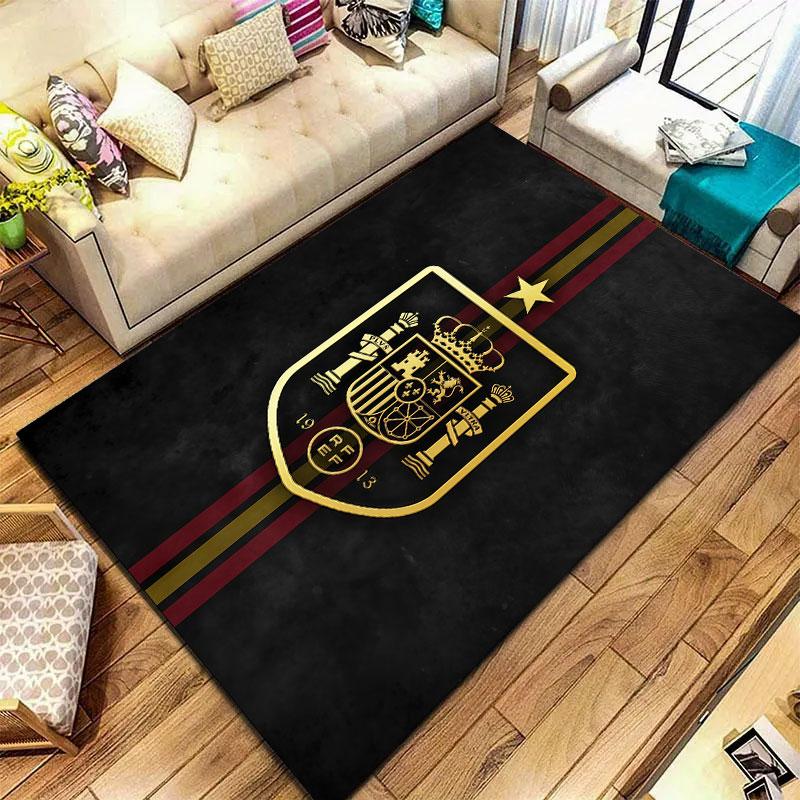 Spain National Football Team Carpet Rug for Living Room Bedroom Home Sofa Decoration,Kids play Non-slip Floor Mat