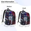 Drake Iceman Album  Knapsack for Men Women Trend Learner Professional Everyday Backpack  Laptop Cloth Bags with Pocket