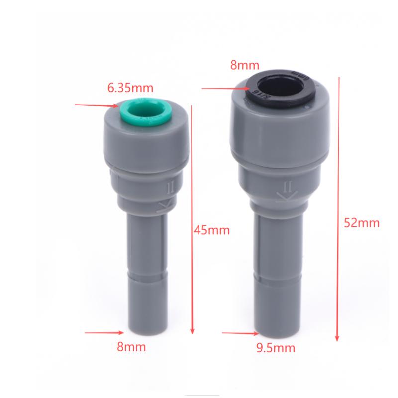 1pcs 9.35/8mm Male X 8/6.35mm Female Plastic Reducer Connector - Home Brewing Beer Accessory