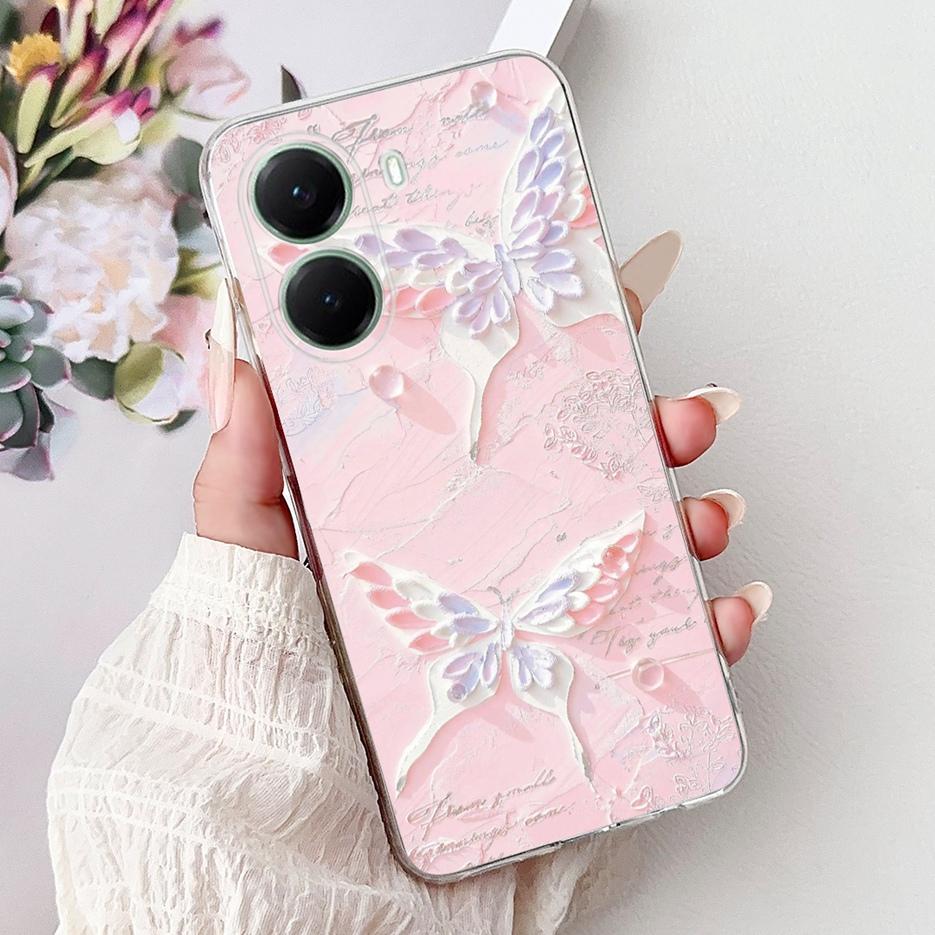 Für Xiaomi Poco X7 Pro 5G Hülle Stylische Bemalte Abdeckung Klare Silikon Weiche TPU Handyhülle Für Xiaomi Poco X7 Pro X7Pro Hülle Coque