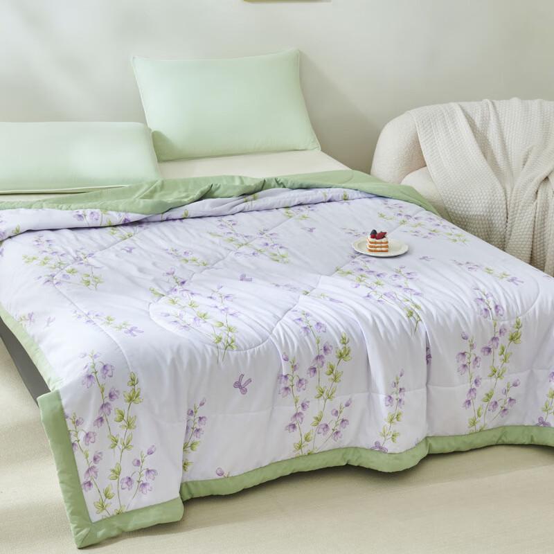 ROMROL Elegant Floral Cooling Summer Quilt