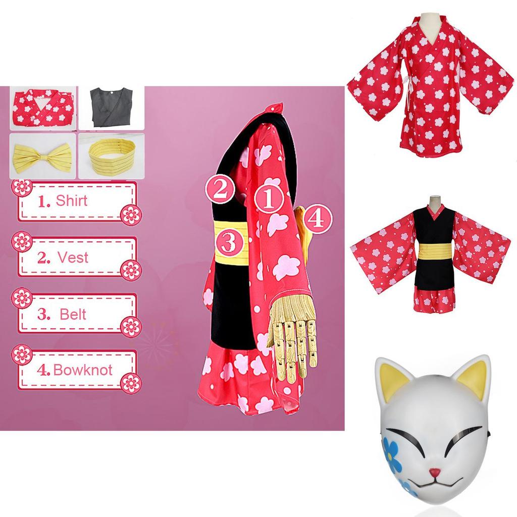 Exquisite Demon Slayer Kimetsu No Yaiba Makomo Cosplay Costume For Women With Perfect Stitches And Breathable Fabric