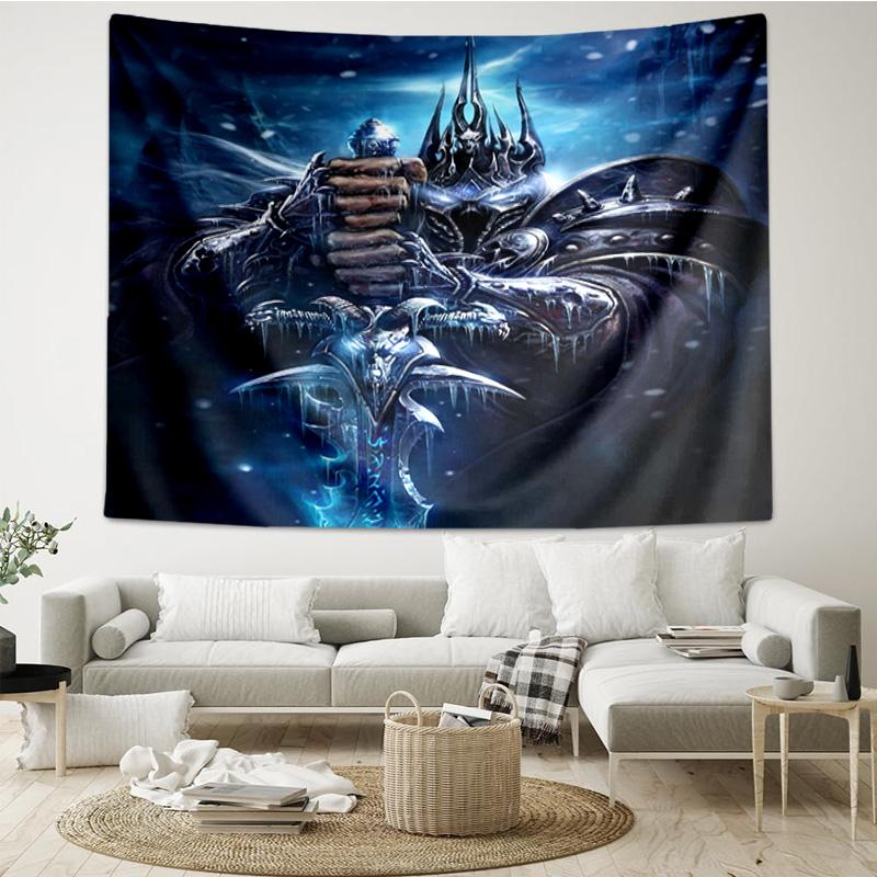 Warcraft game Tapestry Hanging for Bedroom,Livingroom, Playroom,Decor Art Room Wall Tapestry Holiday and Birthday Gifts