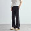 American Fashion Trendy Brand Side Pleated Design Casual Pants Men's Loose Wide Legs Drape Straight Ice Silk Trousers
