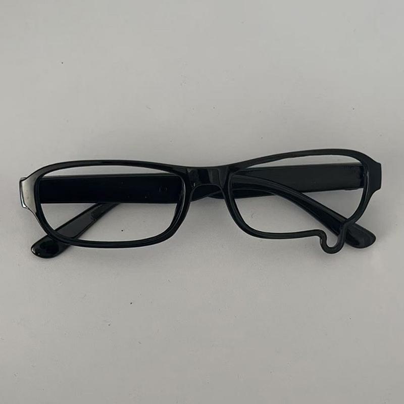 Anime Y2K Cosplay Glasses Without Lenses Unisex Teardrop Eyeglass Spectacles Eyewear Jewelry Costume Accessories Ornament Gift