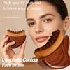 Lymphatic Contour Face Brush Guasha Scraping Chin Sculpting Tool Face Brush Drainage Massager Brushing Facial Massage Beauty