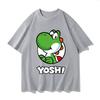 Super Mario Yoshi T-shirt Men and Women Summer Cotton Y2K Clothing Fashion Breathable Anime Fans Short Sleeve Tops Streetwear