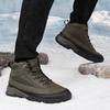 TUINANLE Men's High Top Casual Hiking Shoes - Autumn/Winter Wear-Resistant Trendy Sports Footwear Plush Boots