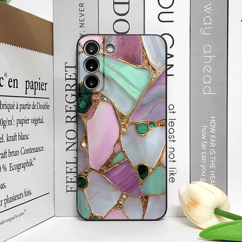 

vintage Art Green Marble Texture Printed Phone Case for Honor Huawei 400 200 Lite 100 PRO 90 Magic 7 6 Lite 5 Pro 5G Soft Cover HONOR 400 Lite
