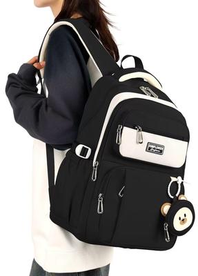 HeiDiga Women's Lightweight Backpack, Large, Waterproof, Cute, 20L Capacity, Fits 14-inch LaptopiPad, Multiple Pockets, Casual, Simple, Durable, and
