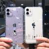 Funda de Teléfono Divertida de Dibujos Animados de Astronauta para iPhone 16 15 14 13 12 11 Pro Max Mini X XS XR 7 8 Plus Transparente Suave a Prueba de Golpes