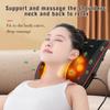 Masajeador eléctrico Shiatsu para cabeza, cuello y tracción Cervical, almohada para espalda de coche con dispositivo de masaje vibratorio con calefacción