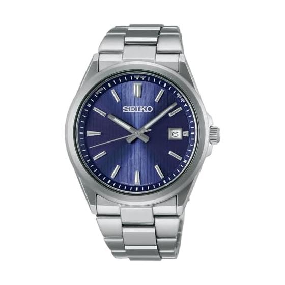 

[Seiko Watch] SEIKO SELECTION SBTM349 Men s Watch Made in Japan Solar Radio Modified Date Calendar Blue Dial S Series Premium Stainless Steel