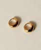 Novice Tokyo Mini Compact Oval Pierce [Stainless] / Gold