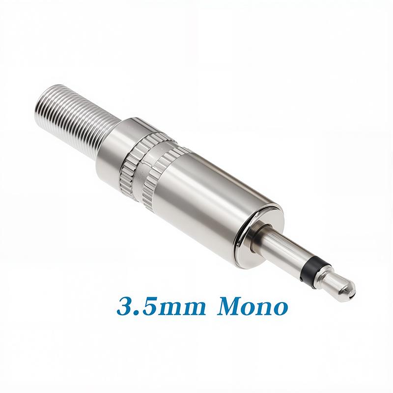 

5Pcs 3Pole Stereo 2Pole Mono Auido Connector 3.5mm Headphone Male Plug for 3.5mm Earphone Jack Adapter 5pcs