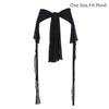 See Through Jazz Dance Scarf Streetwear Y2K Belt Jeans Pants Decor Waistband