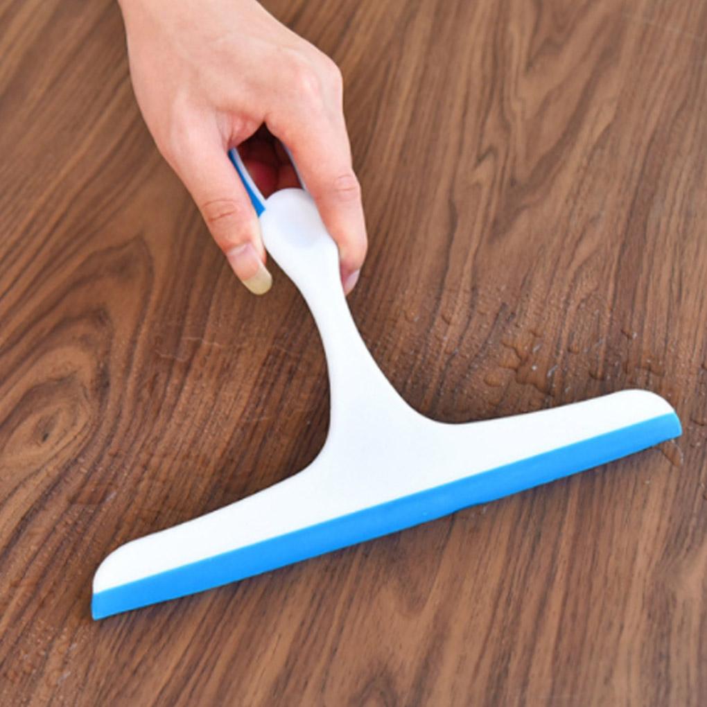 Window Scraper with Hanging Hole Silicone Convenient Cleaning Tools Squeegee Household Windshield Bathroom Wall Washing Tools