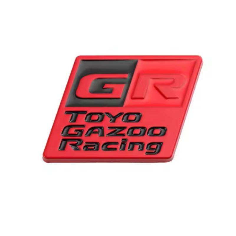 

1Pc Car Sticker G R Gazoo Racing Badge Front Hood Grille Emblem Decal for HV YARiS GRMN G R Sport RZ RC RS Prius Harrier Badge Sticker