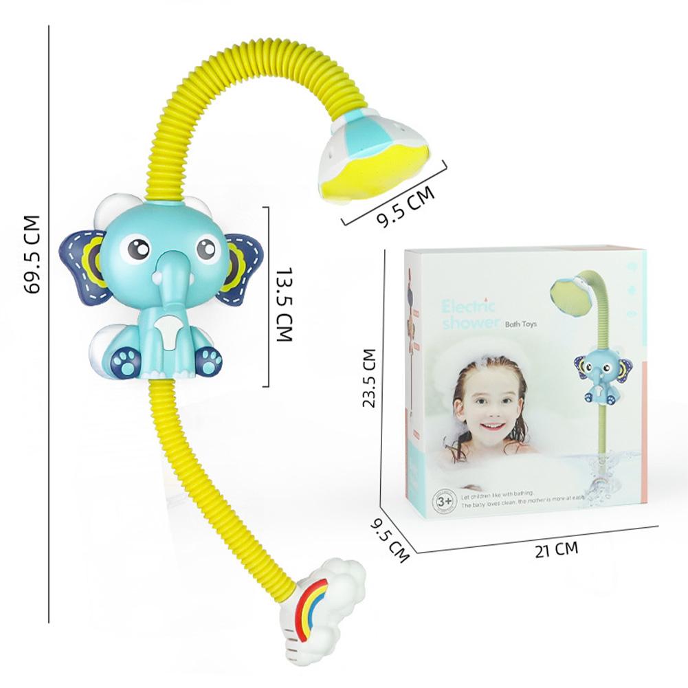 Główka prysznicowa do kąpieli dla dzieci Elektryczna Regulowana Słuchawka prysznicowa Słoń Zabawki do wanny dla niemowląt Prezenty urodzinowe dla chłopców dziewczynek