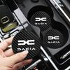 2 Pezzi Tappetino Antiscivolo per Portabicchieri Auto Accessori Auto Per Nuova Dacia Duster Logan Sandero Jogger Spring Stepway Dokker Lodgy MCV