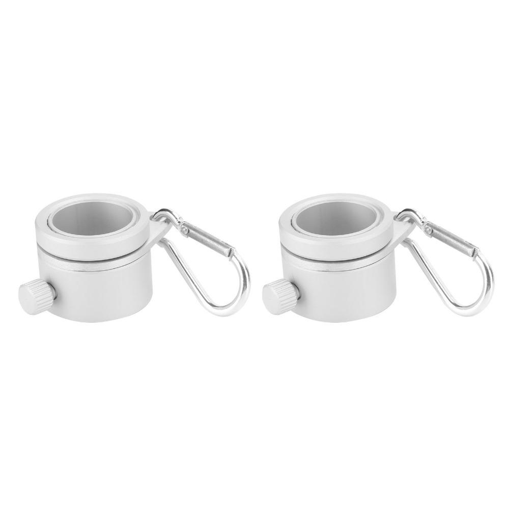 2Pcs Metal Flagpole Ring Rotating Rotating Ring Stable Flag Ring  Home Use
