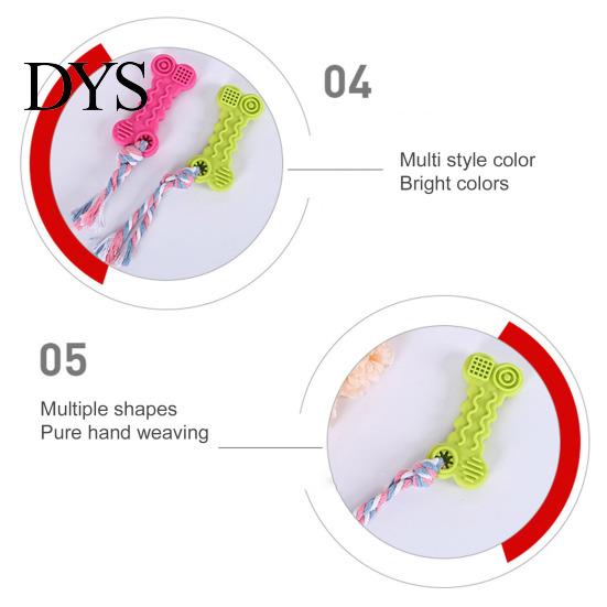 Vibrant Color Dog Chew Toys Teeth Cleaning Puzzle Sturdy Teething Cookies Shaped for Home Fadeless