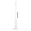 6/12Pcs LED Flameless Taper Candles Lights Battery Powered Flickering Flameless LED Taper Candles Light for Home Wedding Party
