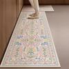 Kitchen Floor Mat Absorbent Carpet Diatom Mud Non-slip Foot Mats Sweet Flower Pastoral Home Decoration Rug Shower Area Toilet