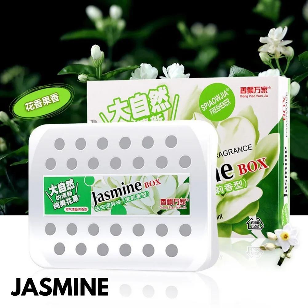 

230 г освежитель воздуха для автомобиля, стойкий аромат, бальзам, дезодорирующий твердый парфюм, аромат одеколона с персиком и лимоном, ароматерапия для автомобиля жасмин