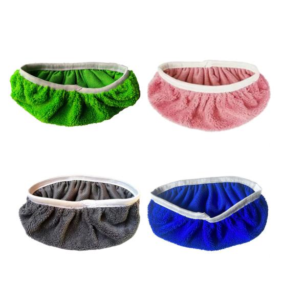 4/6Pcs Microfiber Flat Mop Replacement Cloth Cover Wet Dry Cleaning Washable Mop Covers for Swiffer Sweeping Mop