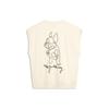 Li Ning Wade Series V-Neck Knitted Cartoon Vest Men Vests Off-White AMVT029-8
