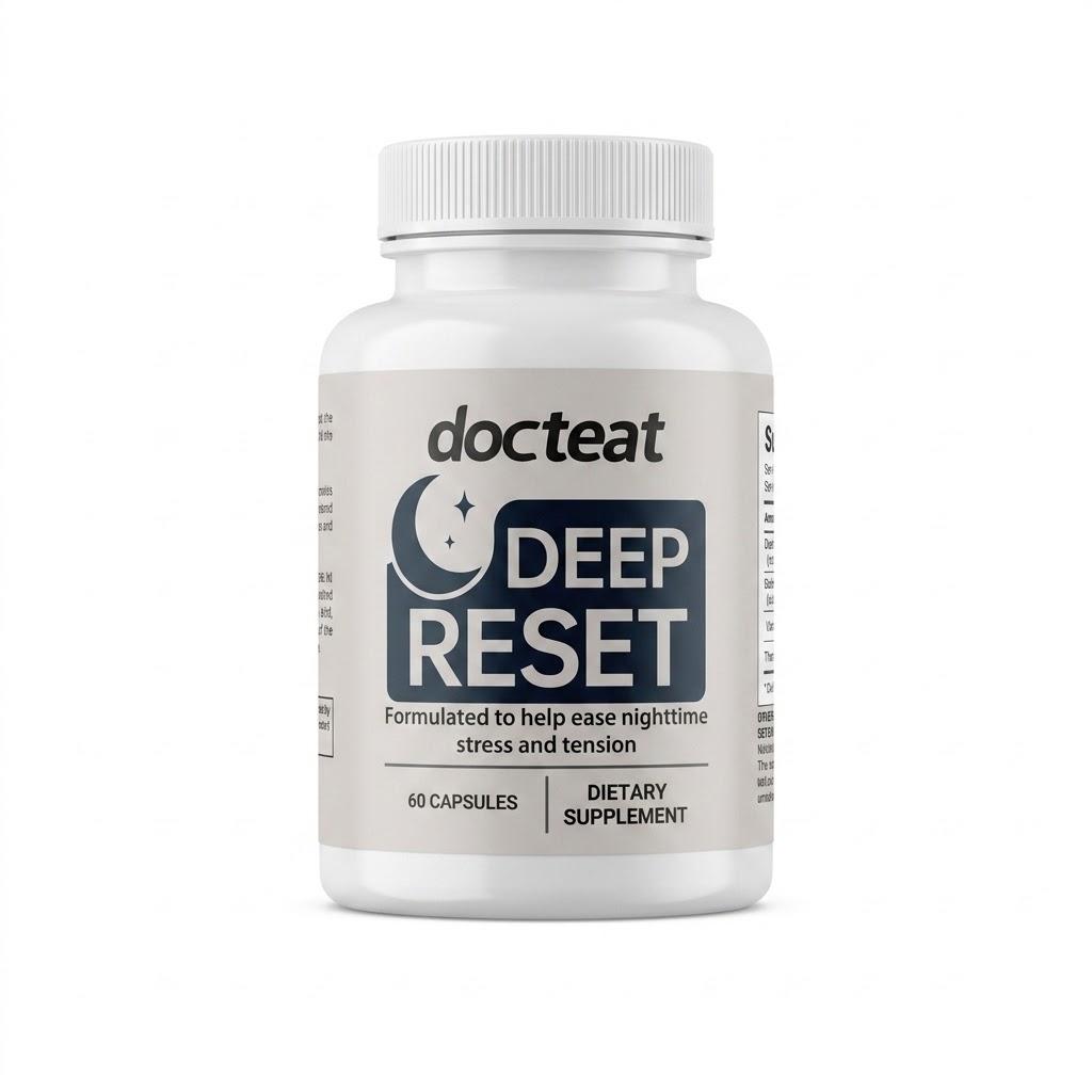 Deep Reset – Kräuter-Formel zur nächtlichen Stressbewältigung & Schlafförderung (60 Kapseln) 1pack