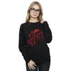Disney Womens/Ladies Aladdin Movie Jafar Flames Logo Sweatshirt