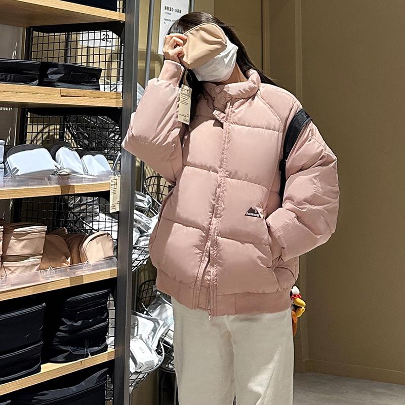 2025 winter new padded clothes women's Korean ins warm, comfortable, simple and versatile bread jacket thickened cotton jacket