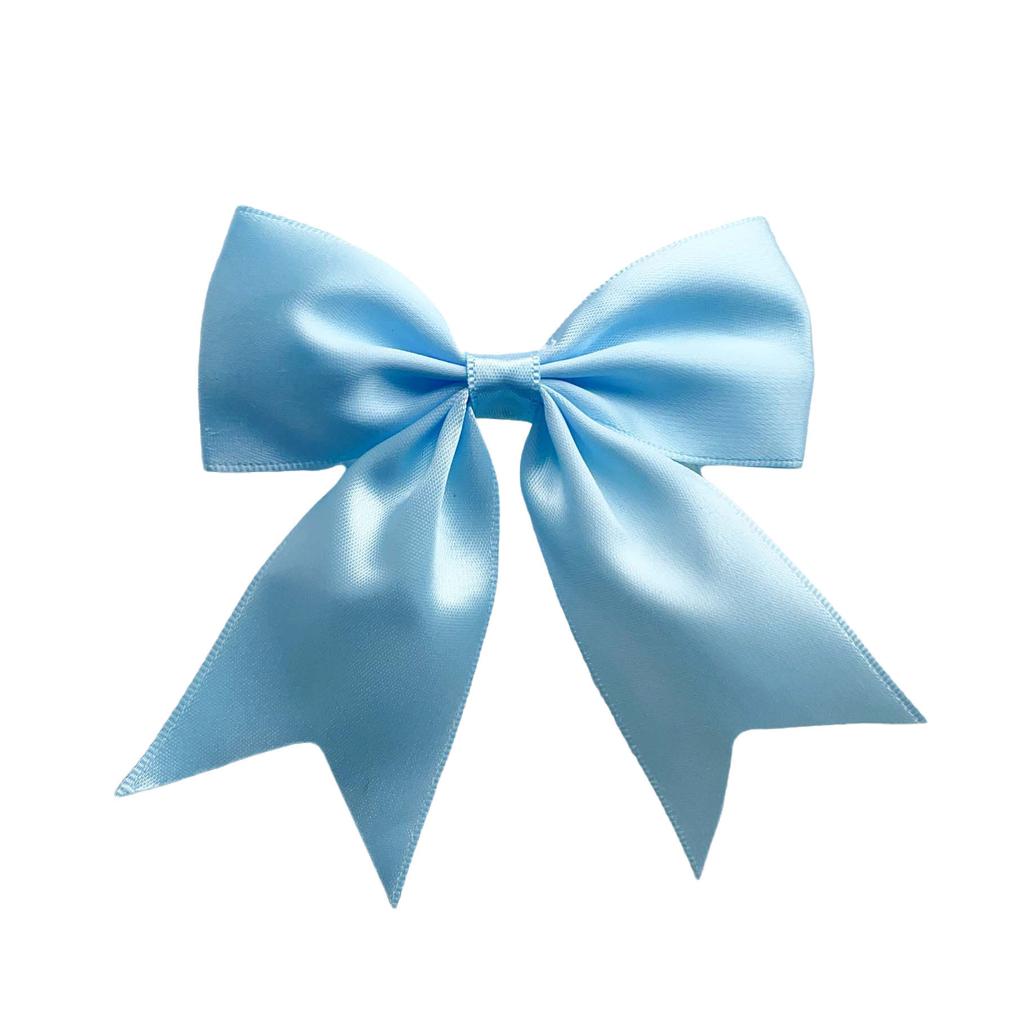 New Solid Color Ribbon Bows Hair Clip For Kids Girls Hairpins Barrettes Handmade Headwear Hair Accessories