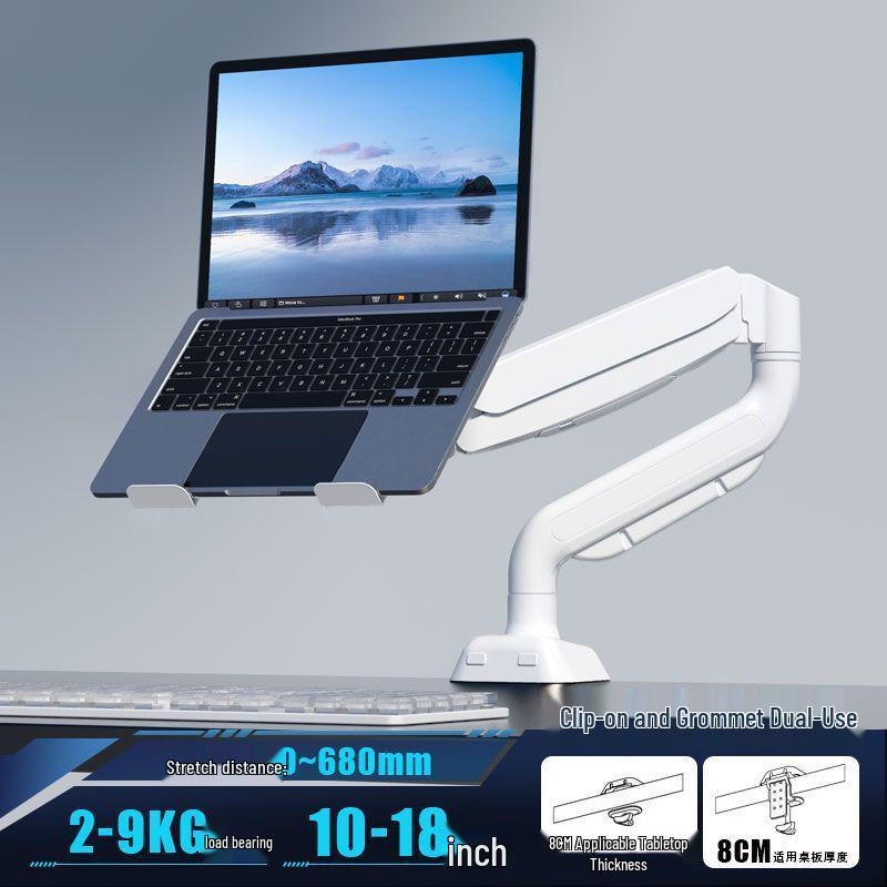 Dual Monitor Laptop Stand with Adjustable Arm