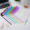 Schutzhüllen für Büro-Dokumententasche, 11-Loch-Loseblatt-Design, Hochtransparente Blattprotektoren, Ringbuch-Einstecktaschen mit