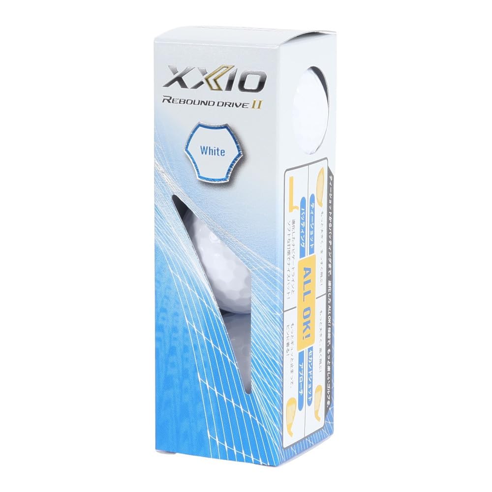 XXIO Golf Ball Rebound Drive 2 XN RD2 WH Sleeve (3 Balls) (WhiteFFMen's, Lady's)