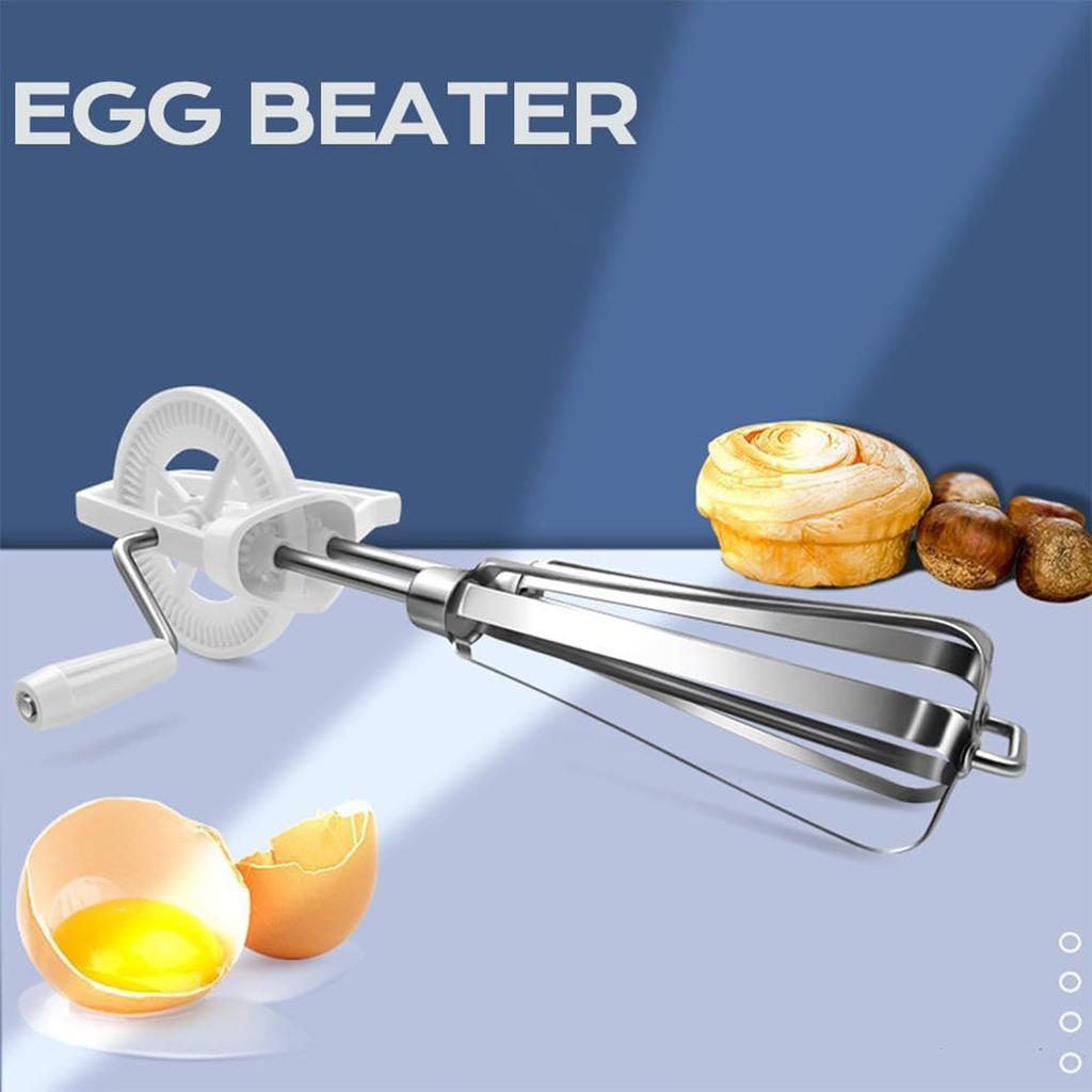 Efektivní ruční míchadlo Praktický šlehač vajec s rukojetí Metlička na vejce Pohodlný kuchyňský nástroj pro šlehání a míchání