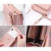 Leather Women'S Bag Wallets Touch Screen Cell Phone Purse Bags Of Women Strap