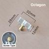 KAK 30mm Crystal Cabinet Knobs and Handle Brass Copper Kitchen Handle Square Cupboard Door Pulls Furniture Knobs Door Hardware