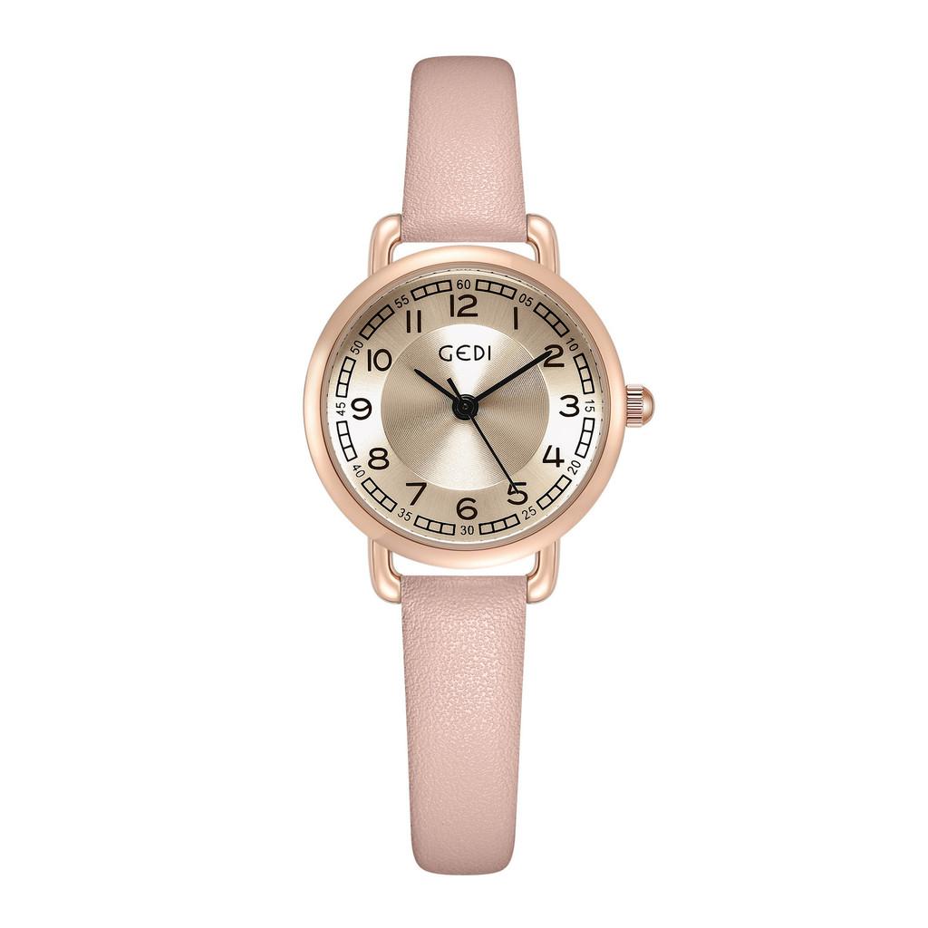 Orologio da Donna al Quarzo Stile Vintage Gadi con Cinturino in Pelle Impermeabile per Appassionati di Moda