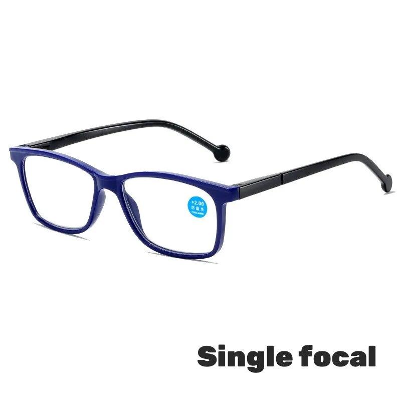 

Стильные мультифокальные очки с блокировкой синего света для пресбиопии в стиле ретро, ​​сверхлегкие очки для чтения, мужские и женские винтажные очки для ближнего и дальнего света 4