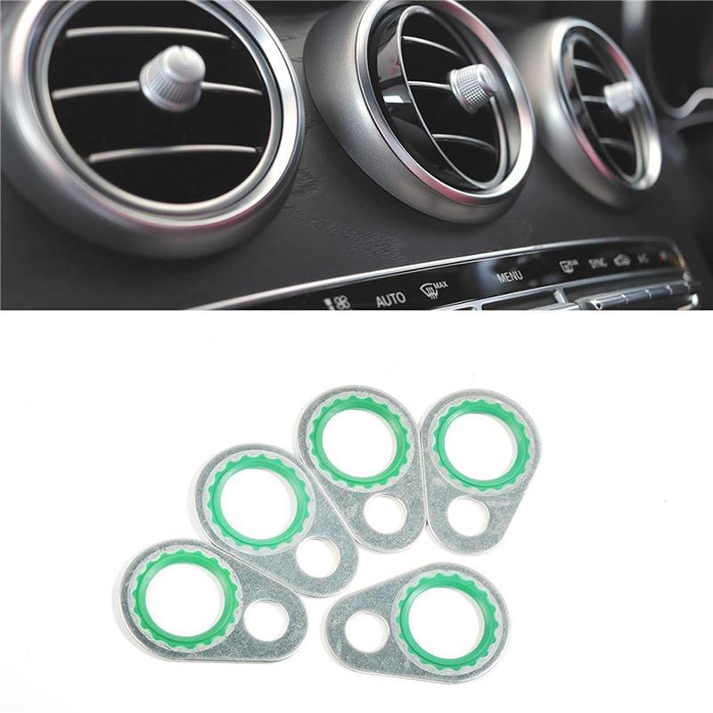 A95I-A/C O Ring Kit,Car Accessories Gasket,O Ring Assortment Kit,AC O Ring Kit,120Pcs AC Seal Kit,A/C Compressor Seal Kit