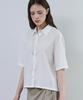 MALOUPE 4213 Crinkle Short Sleeve Shirt (Cream)