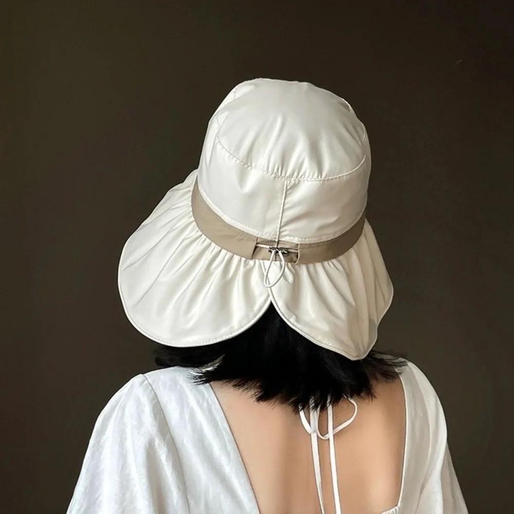 Adjustable Fisherman Hat Breathable Sun Hat New Bucket Hat  Women