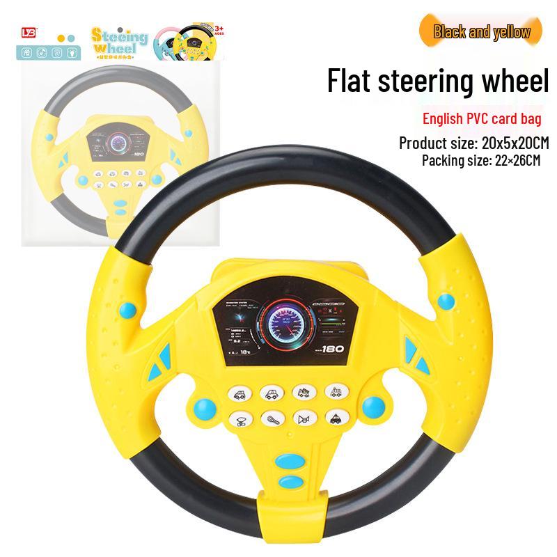 

Музыкальный детский руль с вращением на 360°: Образовательная игрушка-второй пилот