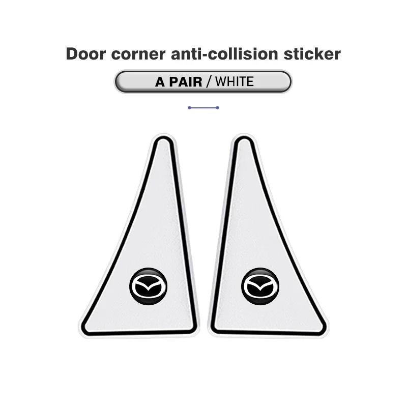 

2025 Hot For Mazda 2pcs Car Door Corner Cover Anti Collision Bumper Sticker Atenza Demio CX3 CX5 CX7 CX30 MX3 MX5 Speed MPE MS