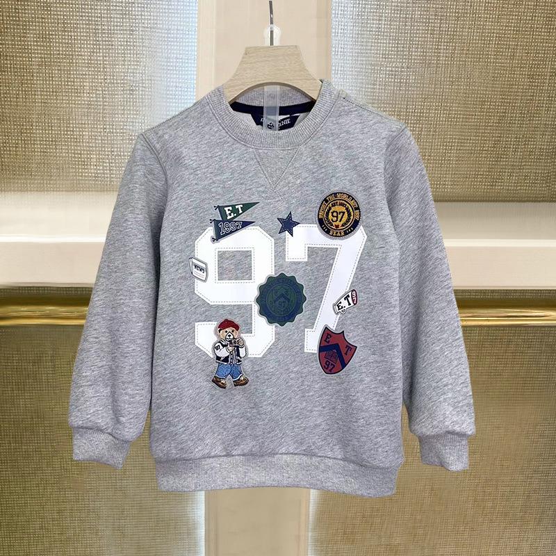 

Kids Cartoon Crew Neck Sweatshirt - Autumn 2025 110 cm сірий колір