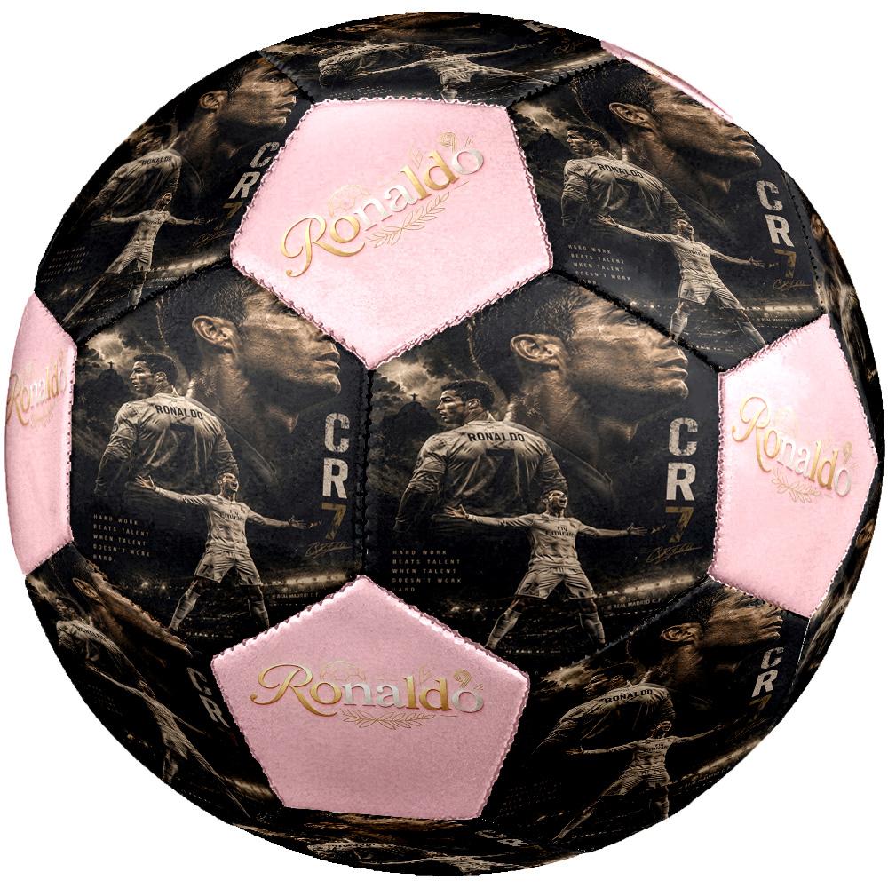 Ronaldo's Defy Gravity: Rise Above Size 5 Football Machine Sewn Indoor/Outdoor Training and Matches Surprise Collection Gift
